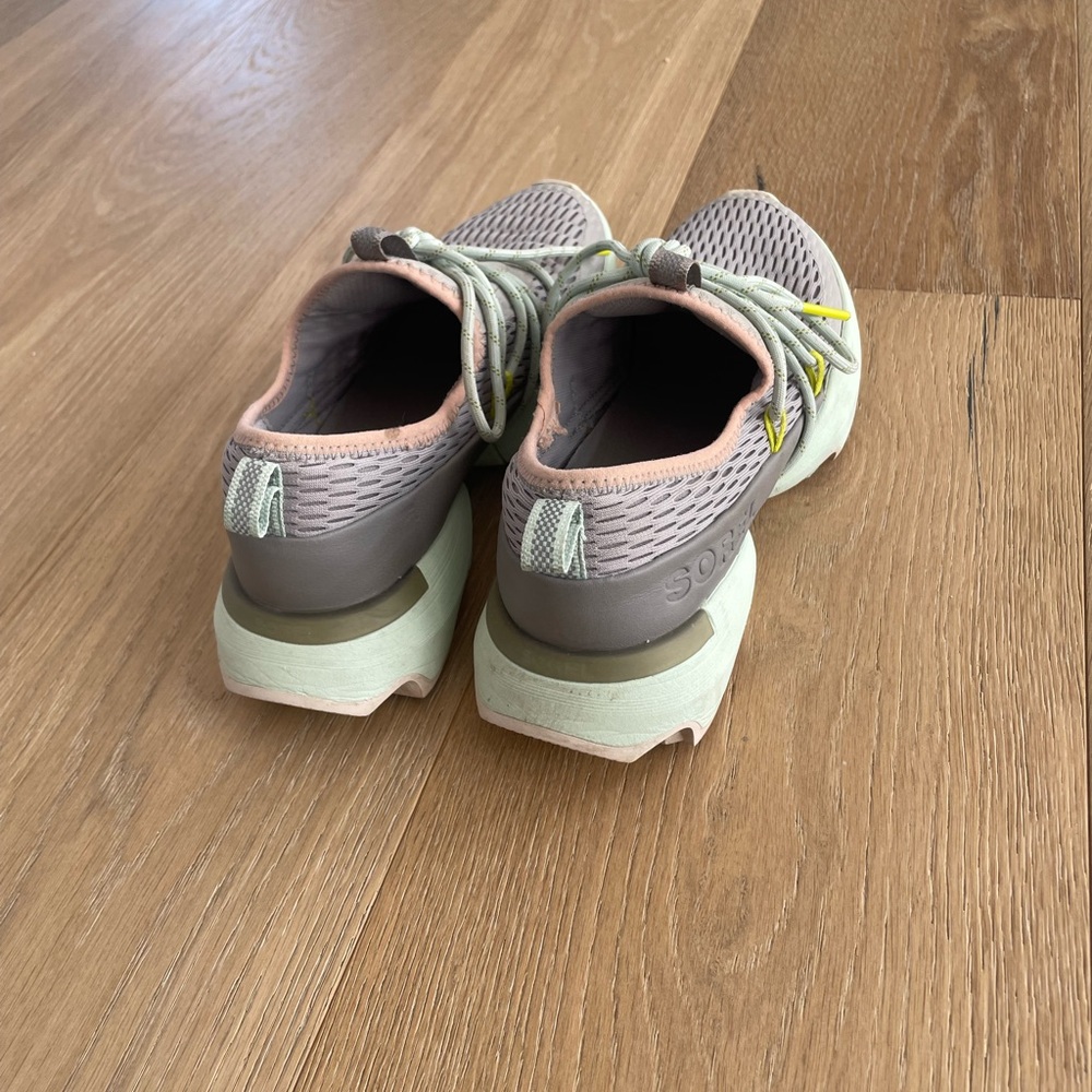 Sorel Gray and Light Green Athletic Shoes - Picture 3 of 3